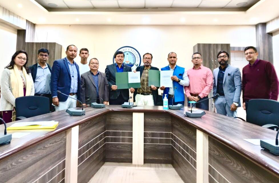 Mou Signing With Dibrugarh University