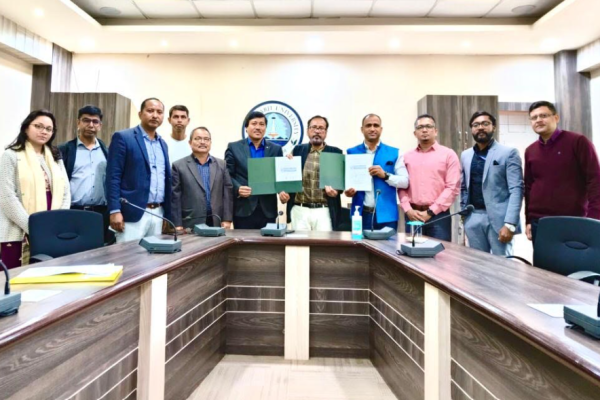 Mou Signing With Dibrugarh University