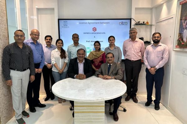 In collaboration with KIIT-TBI TTO, a Technology Transfer has been executed between Quickblue Oral Care Pvt. Ltd. and Supriya Lifesciences Ltd.