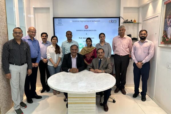 In collaboration with KIIT-TBI TTO, a Technology Transfer has been executed between Quickblue Oral Care Pvt. Ltd. and Supriya Lifesciences Ltd.